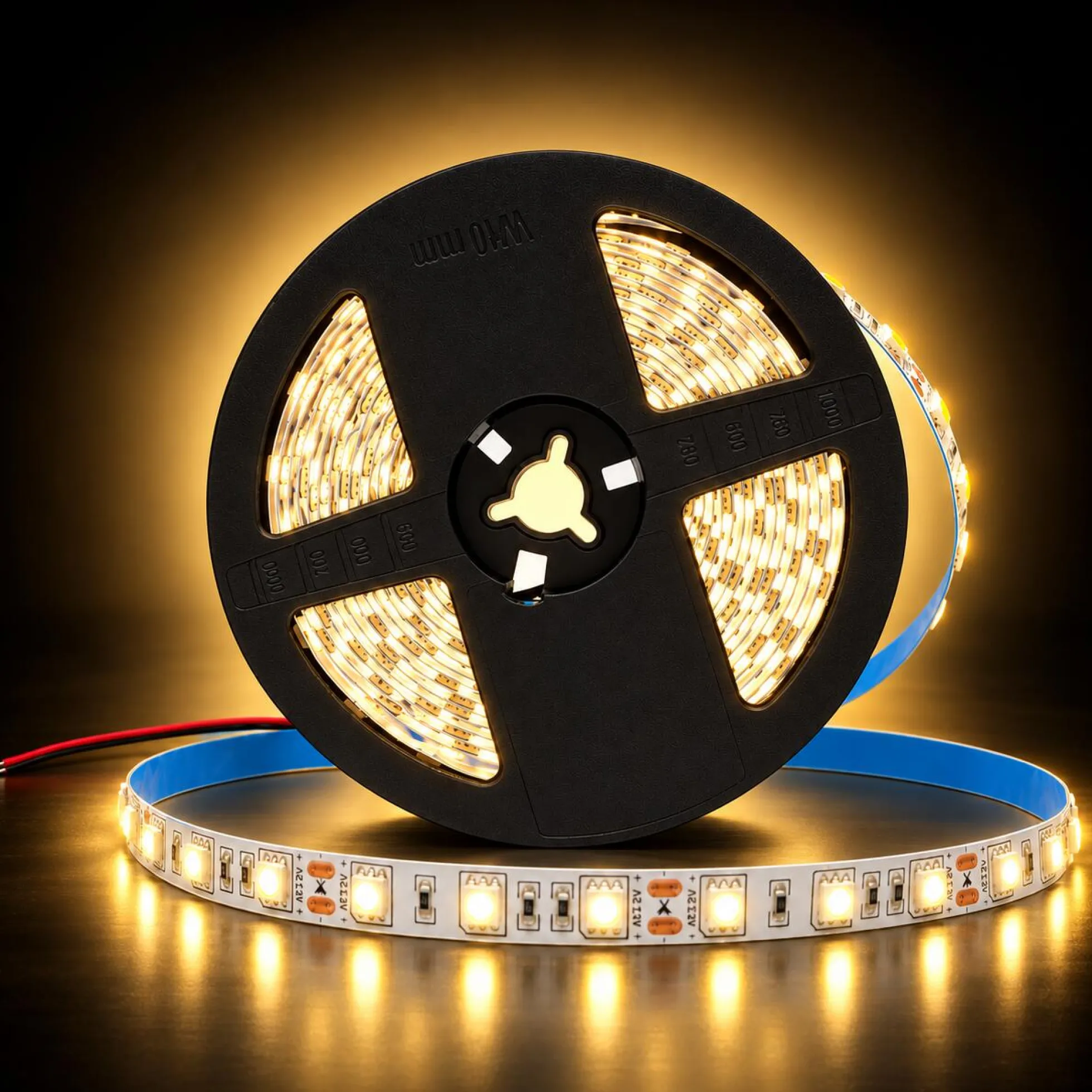 Tira de LED 12V-DC 72W 10mm monocolor IP20 (SMD5050 60cn/m) Rollo 5 metros