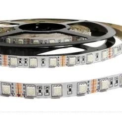 Tira de LED 12V-DC 72W 10mm multicolor RGB IP20 (SMD5050 60ch/m) Rollo 5 metros