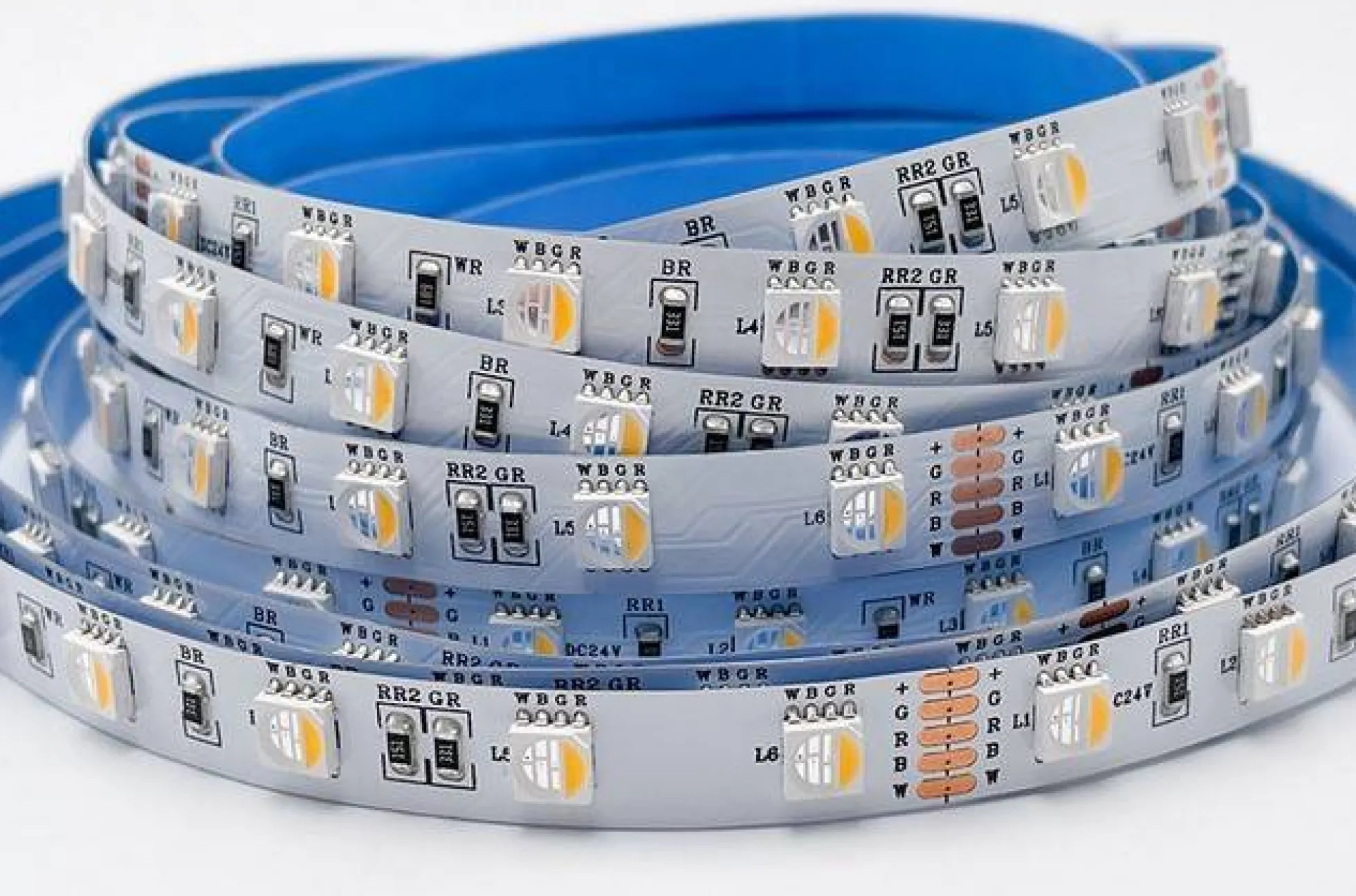 Tira de LED 24V-DC 96W 12mm RGBW IP20 (SMD5050) Rollo 5 metros