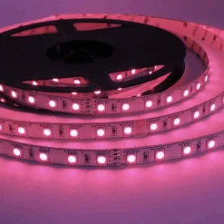 Tira de LED 24V-DC 72W multicolor RGB IP20 Rollo 5 metros