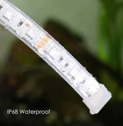 Tira de LED 24V-DC 72W multicolor RGB IP67 Rollo 5 metros
