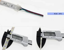 Tira de LED 24V-DC 72W multicolor RGB IP67 Rollo 5 metros