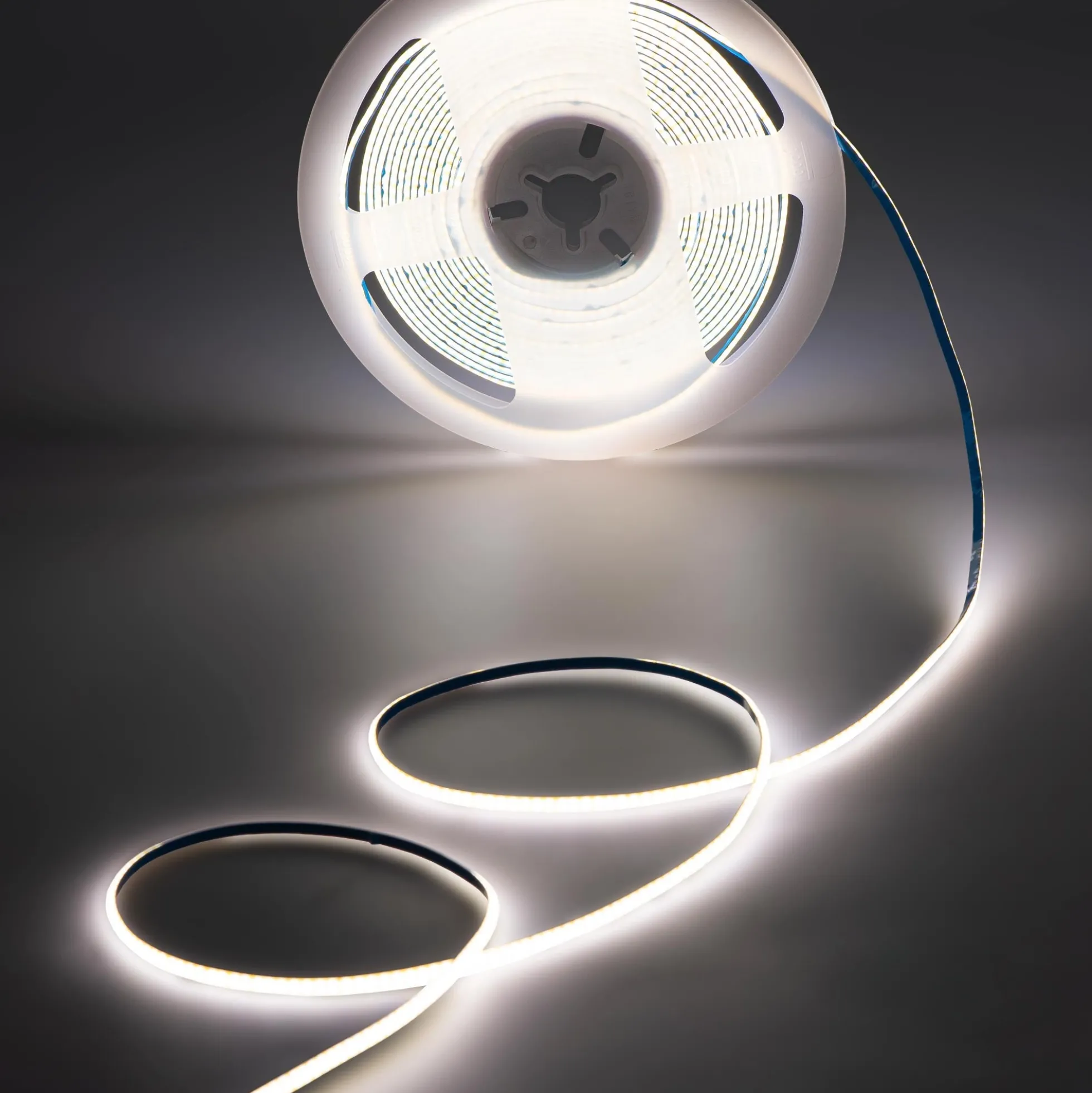 Tira LED COB monocolor - 24V DC - 8W/m - 3mm - 400 LED/m - IP20 - 5 metros