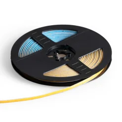 Tira LED COB monocolor - 24V DC - 10W/m - 5mm - 400 LED/m - IP20 - 5 metros