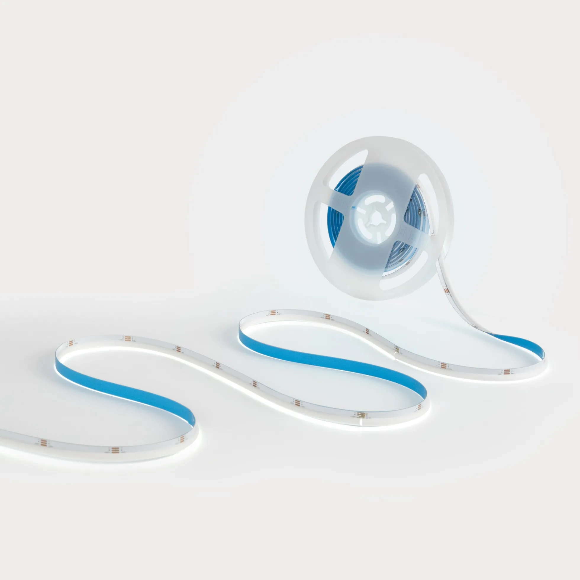 Tira LED COB 24V DC CCT - Emisión lateral - 12W/m - 10mm - IP20 - Corte c/ 5cm - Rollo de 5 metros