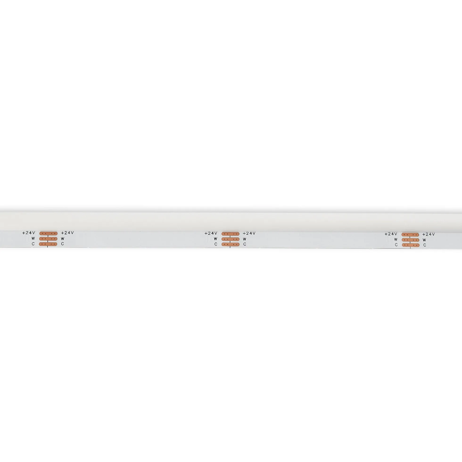 Tira LED COB 24V DC CCT - Emisión lateral - 12W/m - 10mm - IP20 - Corte c/ 5cm - Rollo de 5 metros