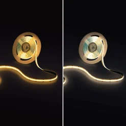 Tira LED COB 24V DC - CCT - 14W/m - 10mm - IP20 - Rollo de 5 metros - Corte cada 26mm
