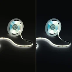 Tira LED COB 24V DC - CCT - 14W/m - 10mm - IP20 - Rollo de 5 metros - Corte cada 26mm