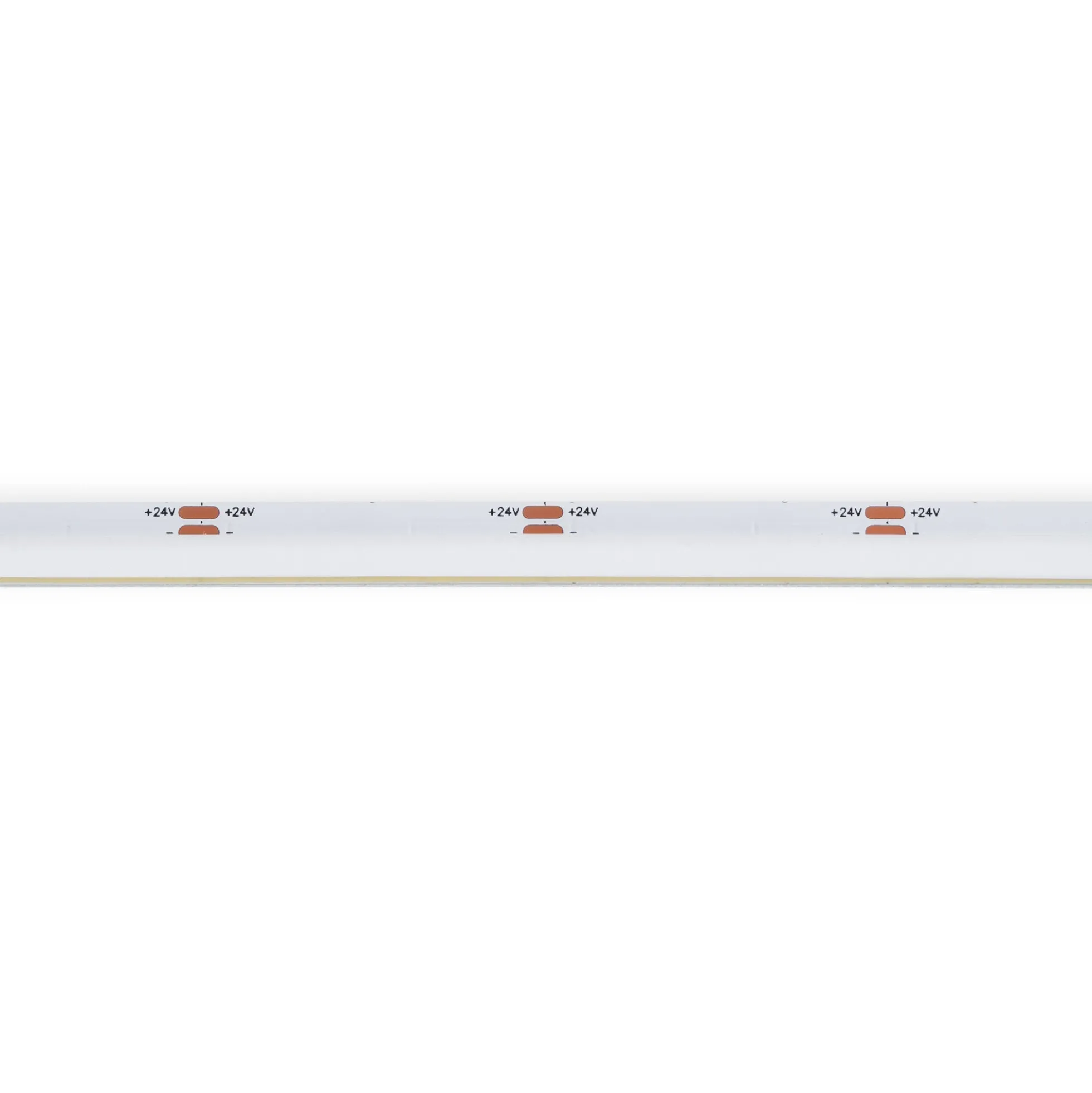 Tira LED COB 24V DC monocolor - Emisión lateral - 9W/m - 8mm - IP20 - Corte c/ 3cm - Rollo de 5 metros