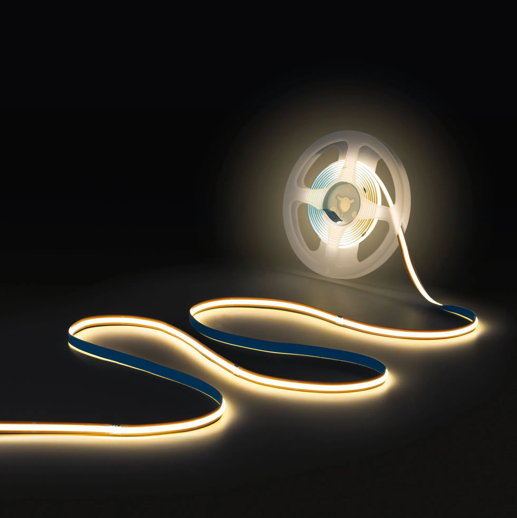 Tira LED COB 24V DC -Monocolor - FREE CUT - 11W/m - 8mm - IP20 - Rollo de 5 metros