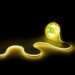 Tira LED COB 24V DC - RGB - 12W/m - 10mm - IP20 - Rollo de 5 metros - Corte c/33mm