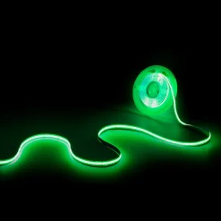 Tira LED COB 24V DC - RGB - 12W/m - 10mm - IP20 - Rollo de 5 metros - Corte c/33mm