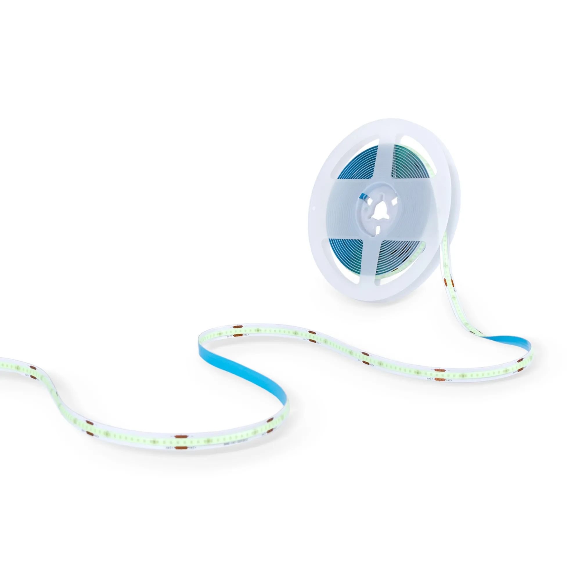 Tira LED COB 24V DC - 12W/m - Colores - 8mm - IP20 - Rollo de 5 metros - Corte cada 4cm