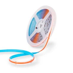 Tira LED COB 24V DC - 12W/m - Colores - 8mm - IP20 - Rollo de 5 metros - Corte cada 4cm
