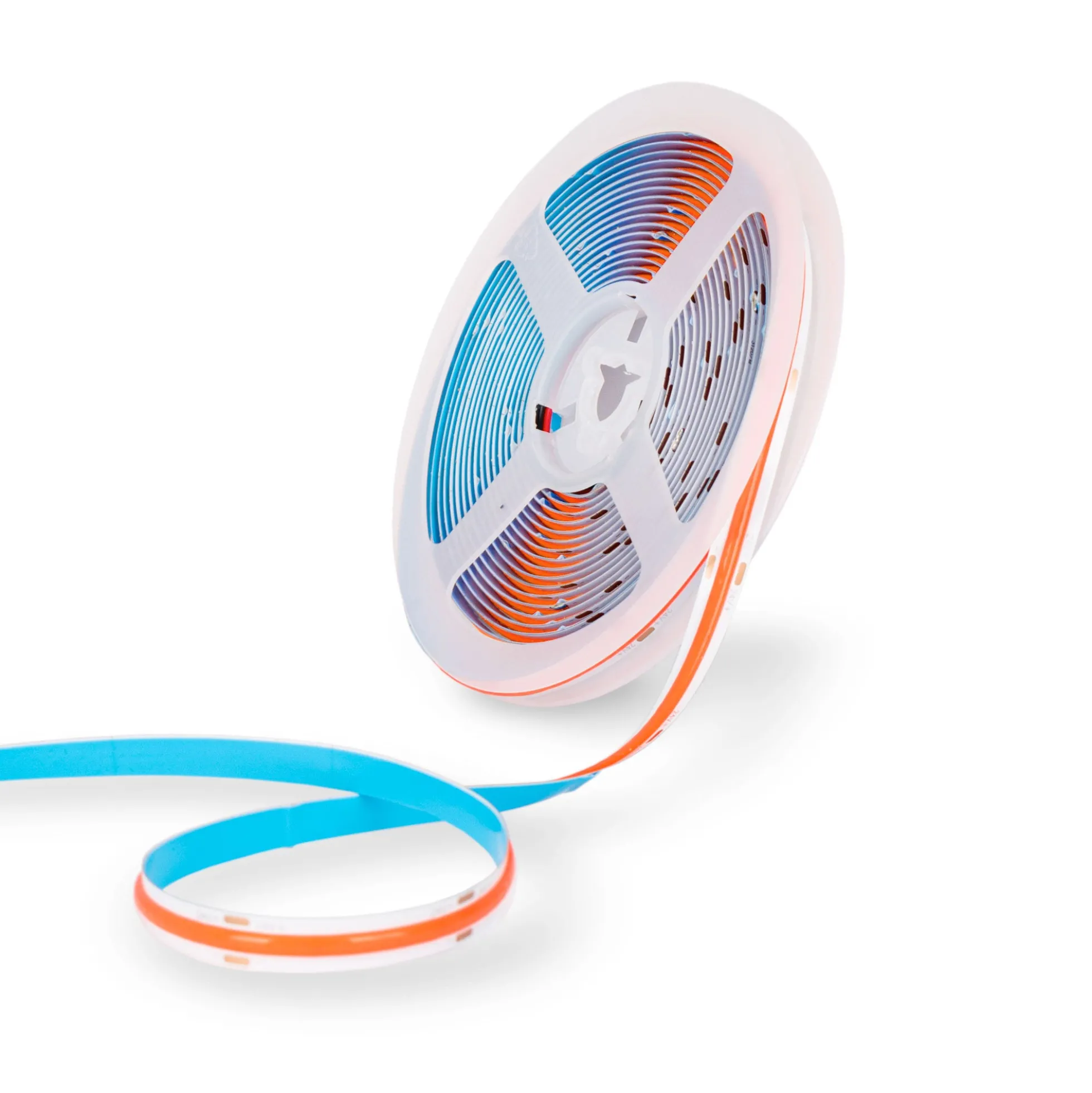 Tira LED COB 24V DC - 12W/m - Colores - 8mm - IP20 - Rollo de 5 metros - Corte cada 4cm