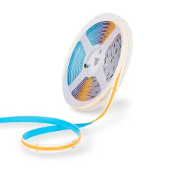 Tira LED COB 24V DC - 12W/m - Colores - 8mm - IP20 - Rollo de 5 metros - Corte cada 4cm