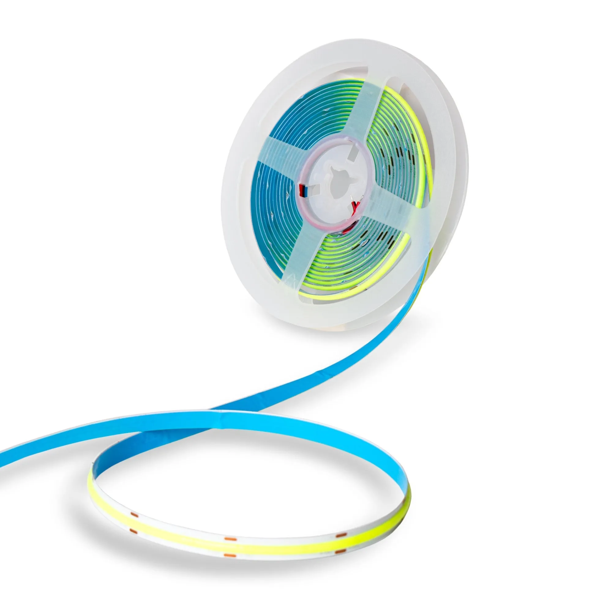 Tira LED COB 24V DC - 12W/m - Colores - 8mm - IP20 - Rollo de 5 metros - Corte cada 4cm