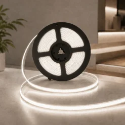 Tira LED COB 24V DC - 12W/m - 10mm - IP20 - Rollo de 10 metros - Corte cada 5cm