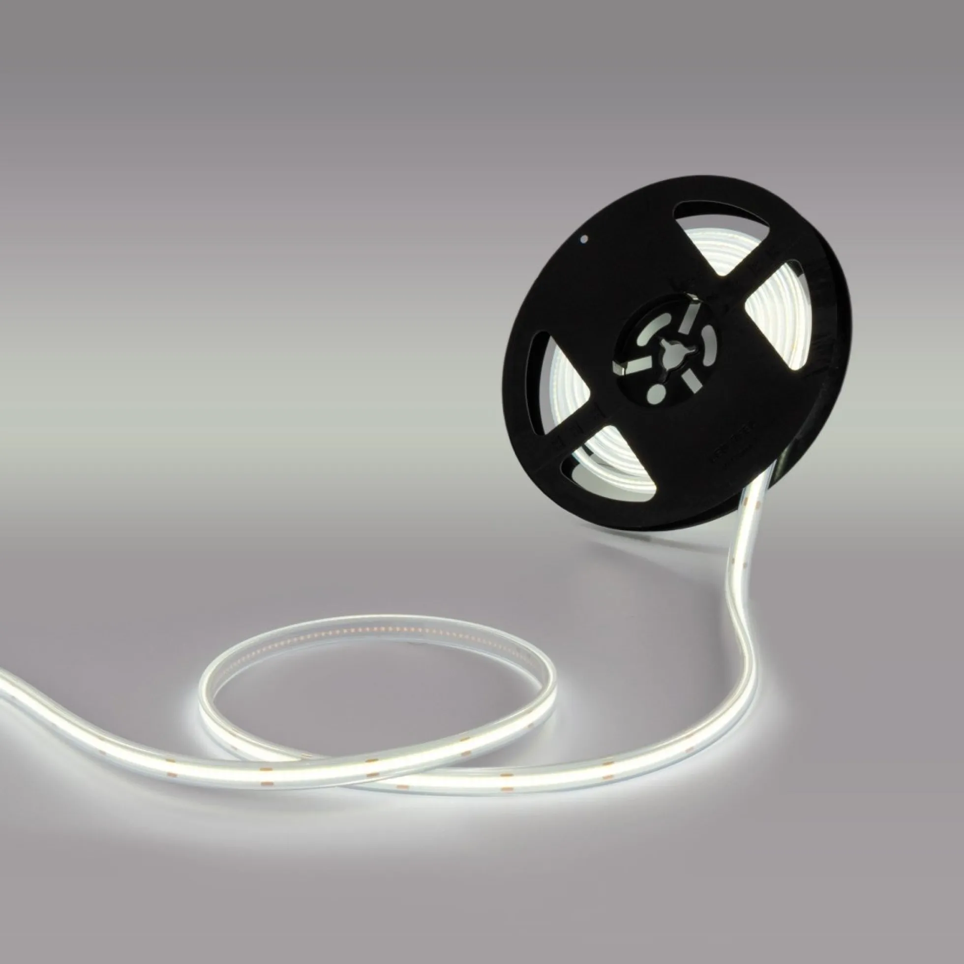 Tira LED COB 24V DC - 12W/m - 10mm - IP67 - Rollo de 5 metros - Corte cada 4cm