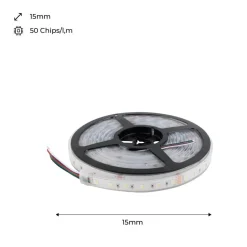 Tira LED estanca RGBWW - 19W/m - 24V - 60 LED/M - IP67 - 5m