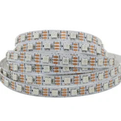 Tira LED inteligente IC RGB 5V DC - 14,4W/m - IP20 - 60 LED/m - Ancho 10mm - 5 metros