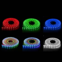 Tira LED inteligente IC RGB 5V DC - 14,4W/m - IP20 - 60 LED/m - Ancho 10mm - 5 metros