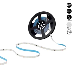 Tira LED monocolor inteligente IC 24V DC - 15W/m - IP20 - 120LED/m - Ancho 10mm - 10 metros