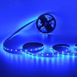 Tira LED RGB zig zag - 12V - 50W - 8mm - IP20 - 42ch/m - Rollo 5 metros - Corte cada 6,2 cm