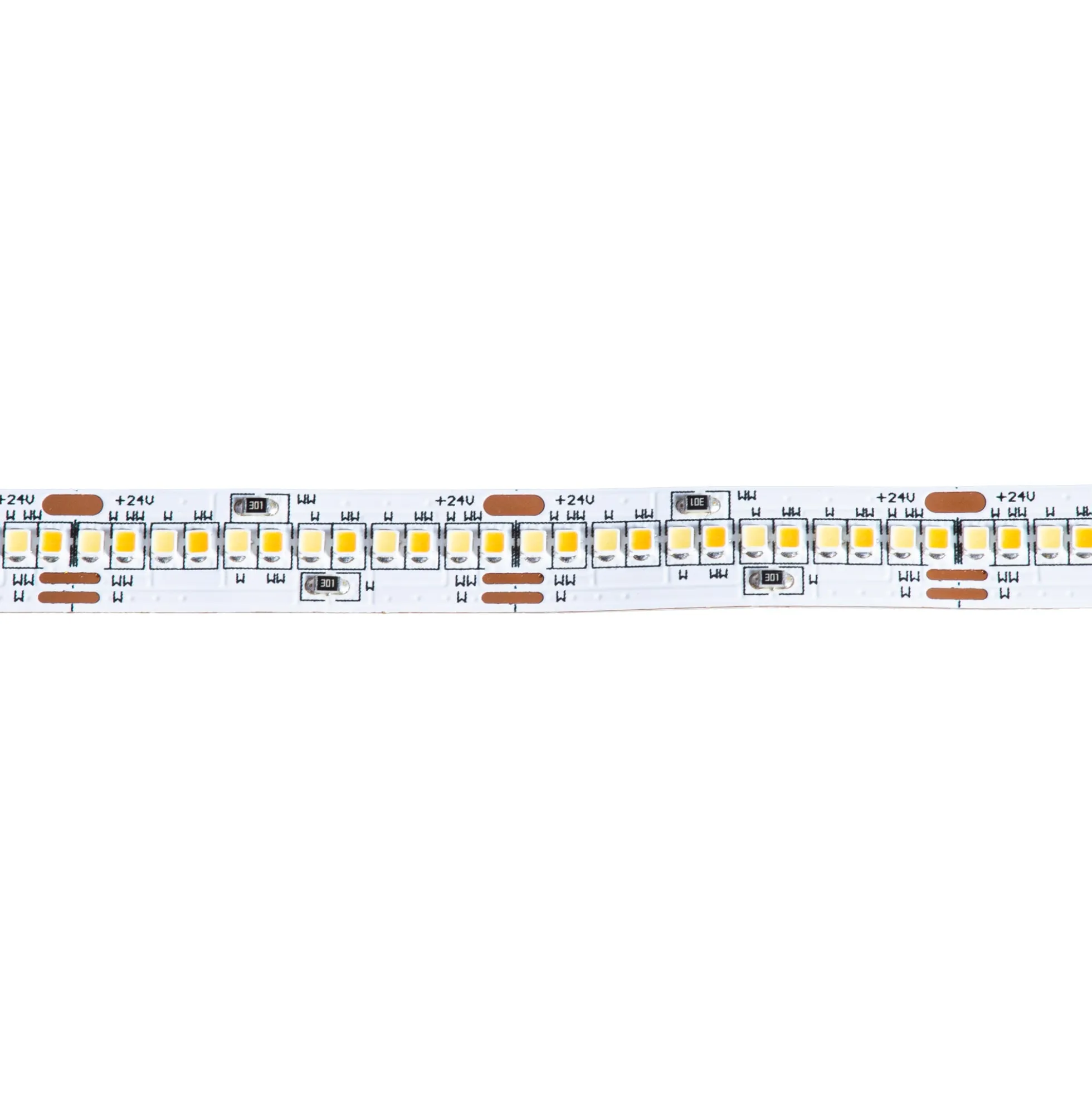 Tira LED SMD2216 - CCT - 24V DC - 30W/m - 10mm - IP20 - 5 metros