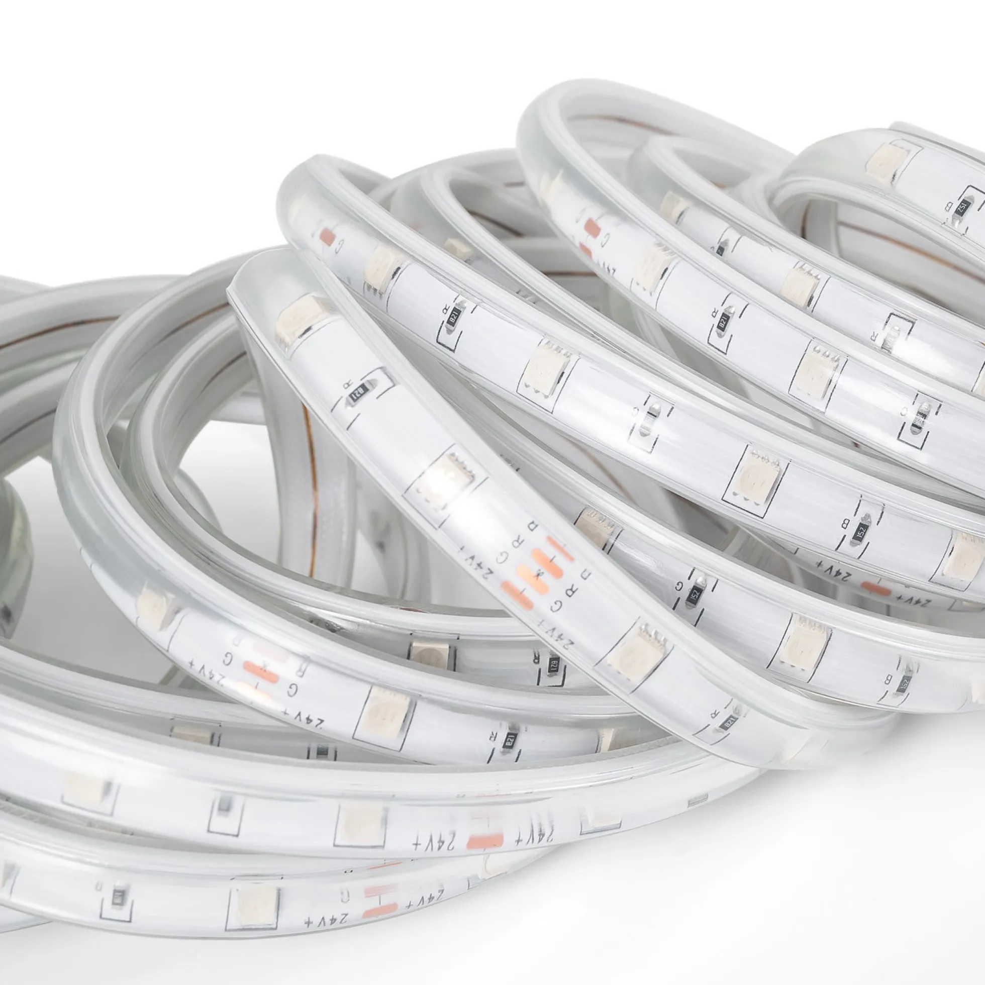 Tira LED solar exterior con mando a distancia - 40W - 10 metros - IP65 - RGB