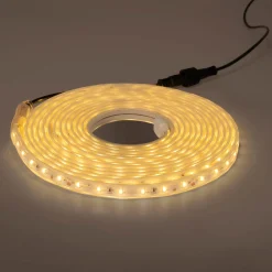 Tira LED solar exterior 18W - 12mm - 5 metros - 2700K - IP65