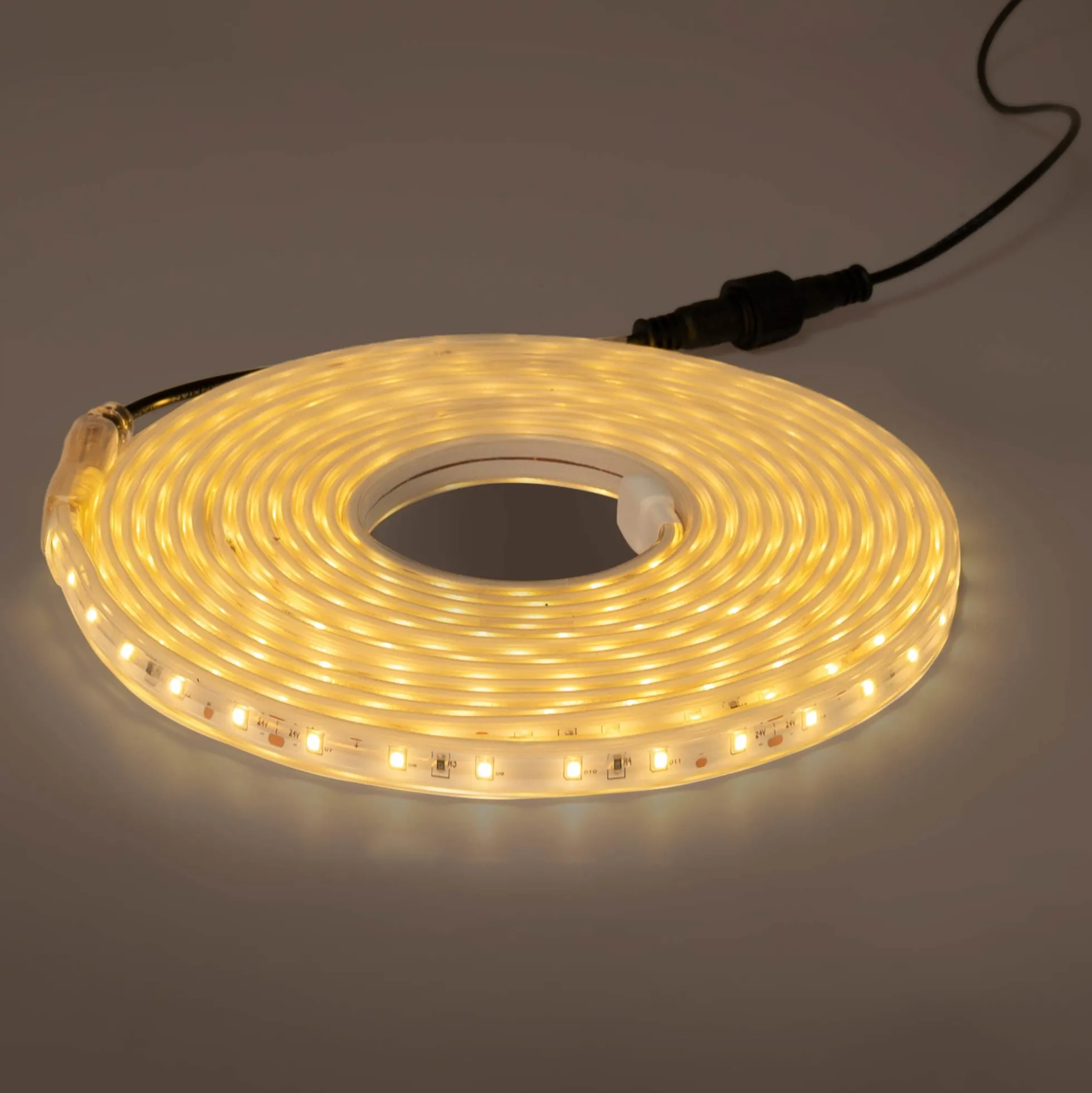 Tira LED solar exterior 18W - 12mm - 5 metros - 2700K - IP65