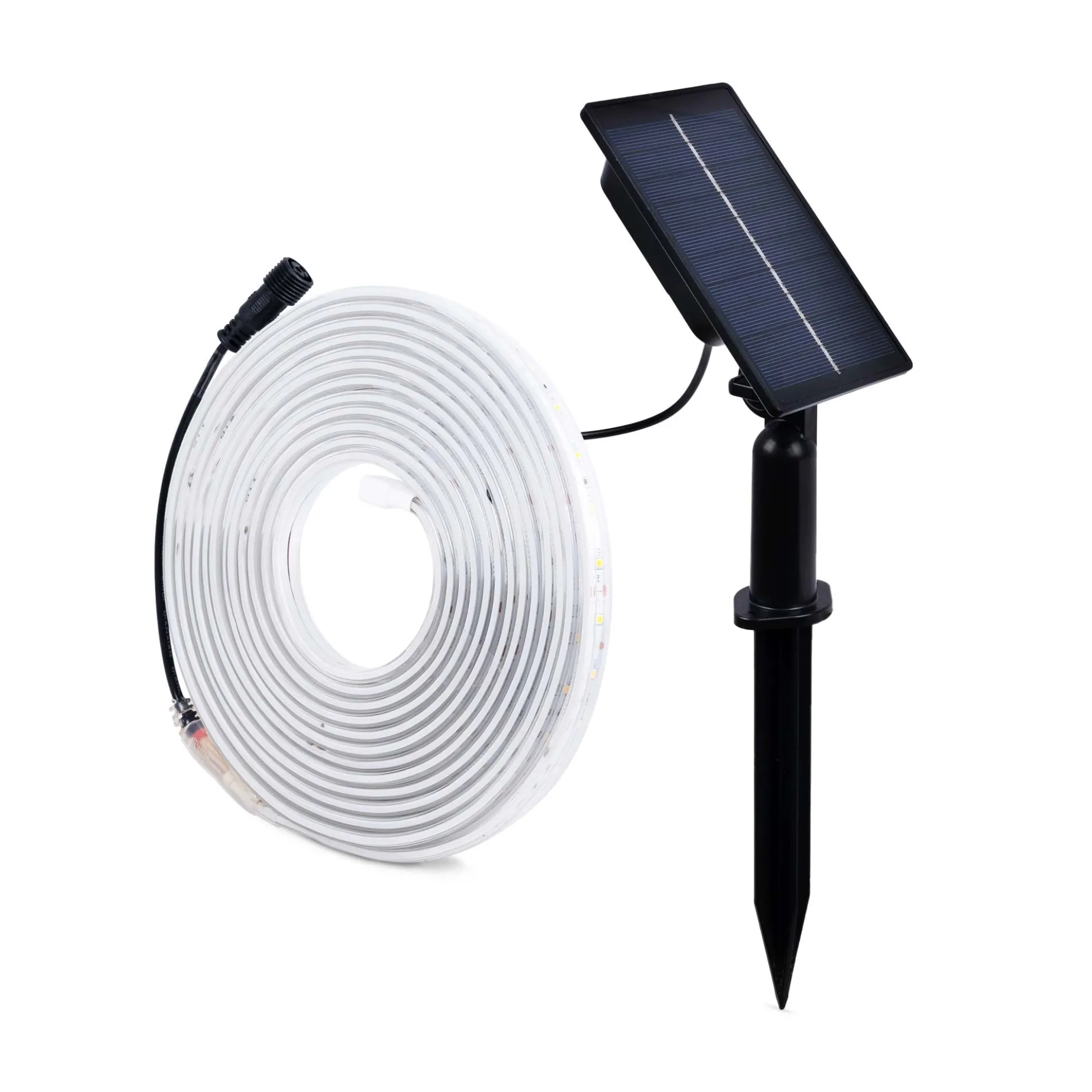 Tira LED solar exterior 18W - 12mm - 5 metros - 2700K - IP65