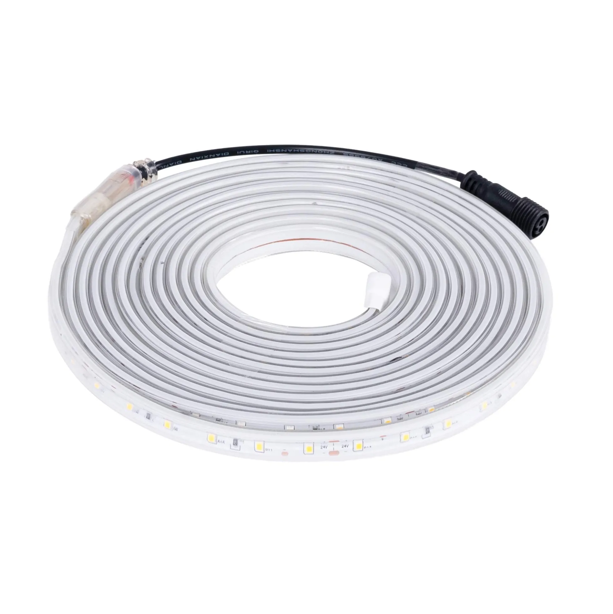 Tira LED solar exterior 18W - 12mm - 5 metros - 2700K - IP65