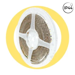 Tira LED 220V AC - Monocolor - 8W/m - 6.5mm - IP44 - 5 metros - 120ch/m