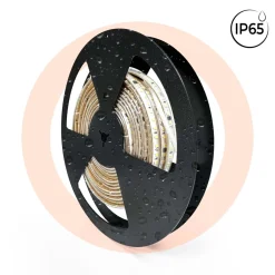 Tira LED 220V AC - Monocolor - 8W/m - 10mm - IP65 - 10 metros - 120ch/m