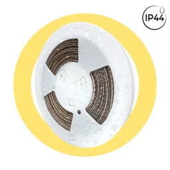 Tira LED 220V AC - Monocolor - 8W/m - 6.5mm - IP44 - 20 metros - 120ch/m