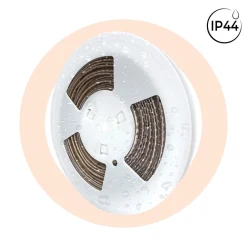 Tira LED 220V AC - Monocolor - 8W/m - 6.5mm - IP44 - 20 metros - 120ch/m