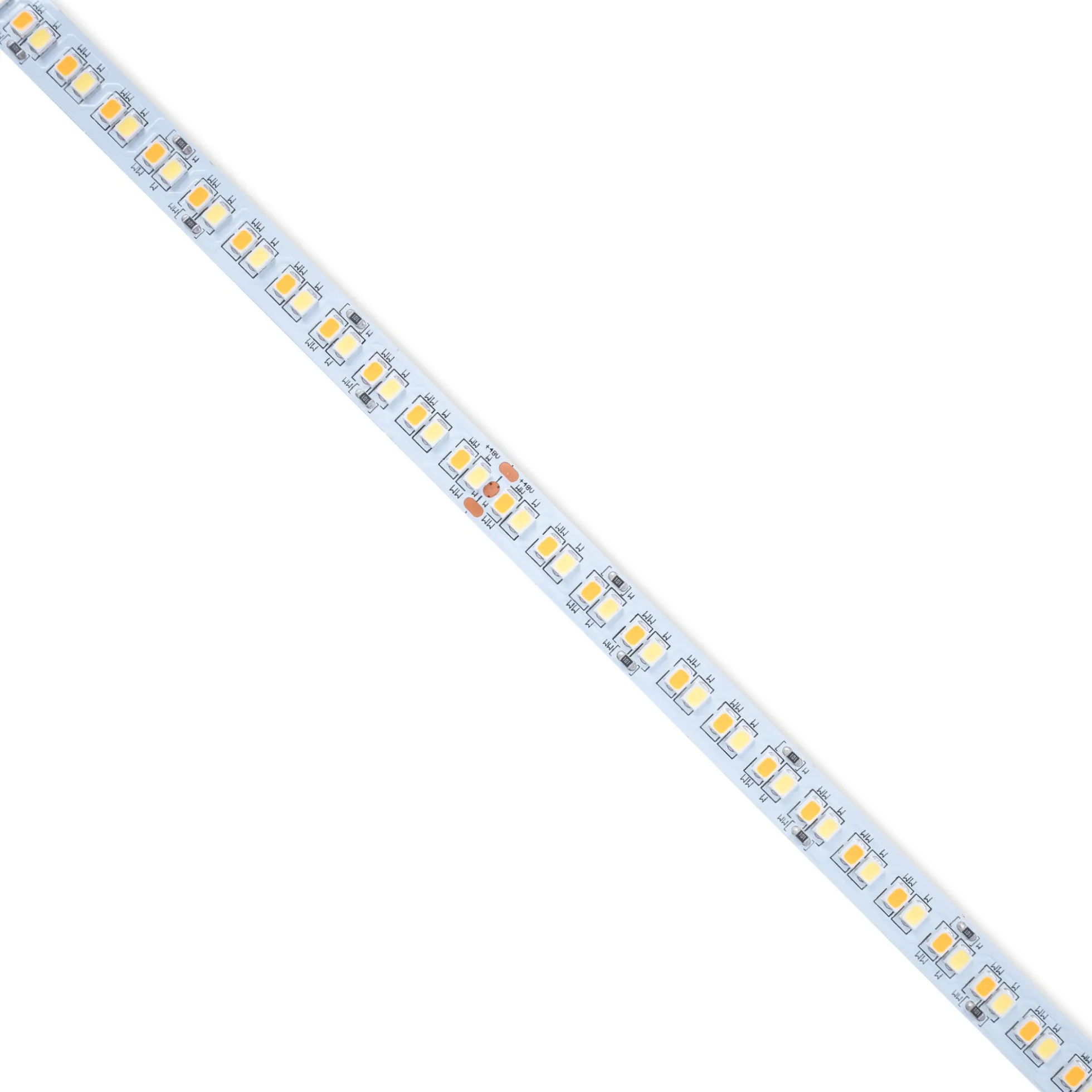 Tira LED 48V DC - CCT (1800-6500K) - 12W/m - 10mm - IP20 - 20 metros - 224ch/m