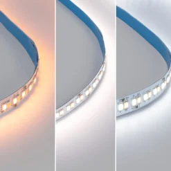 Tira LED 48V DC - CCT (1800-6500K) - 12W/m - 10mm - IP20 - 20 metros - 224ch/m