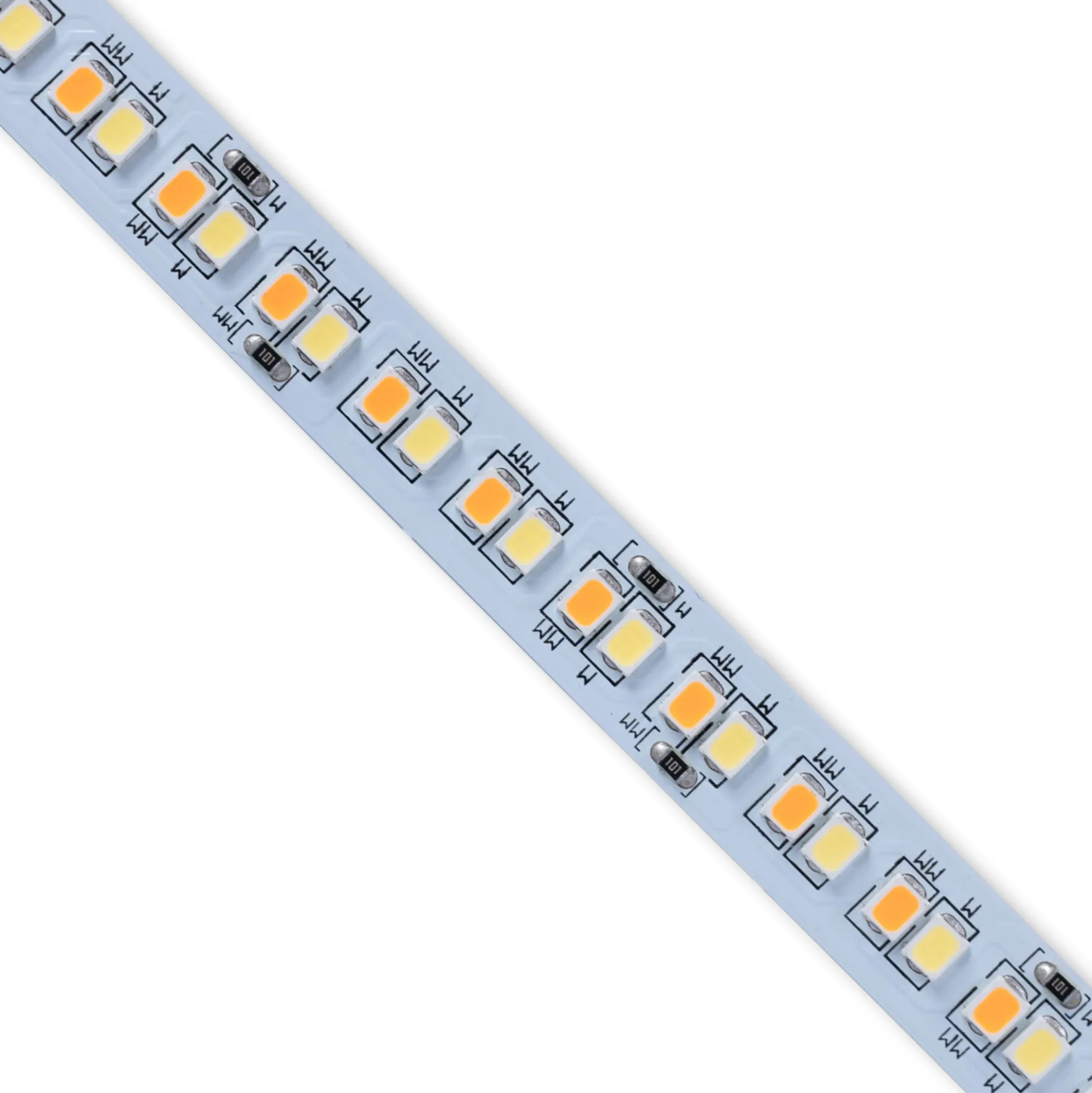 Tira LED 48V DC - CCT (1800-6500K)- 12W/m - 10mm - IP20 - 10 metros - 224ch/m