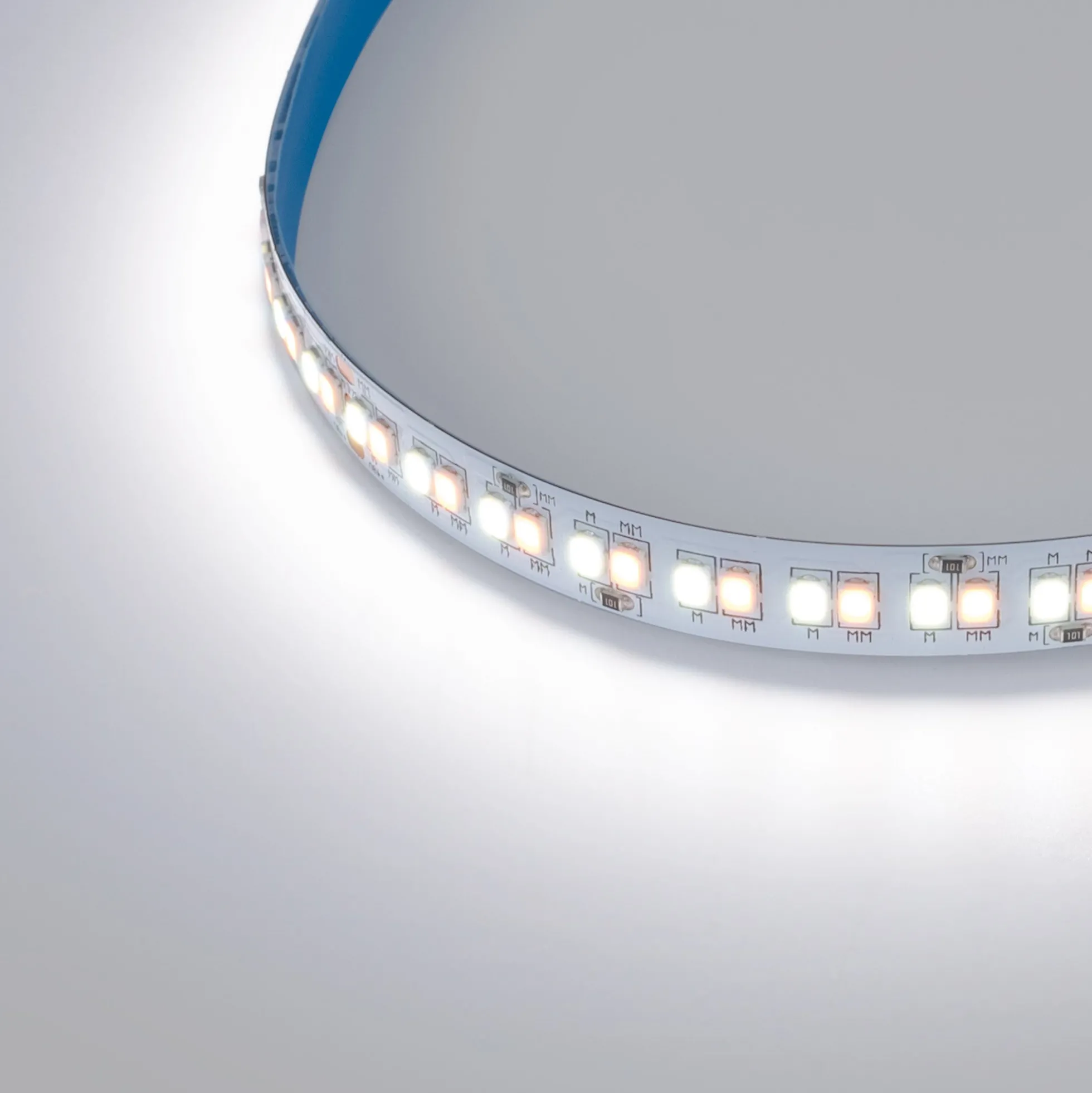 Tira LED 48V DC - CCT (1800-6500K)- 12W/m - 10mm - IP20 - 10 metros - 224ch/m