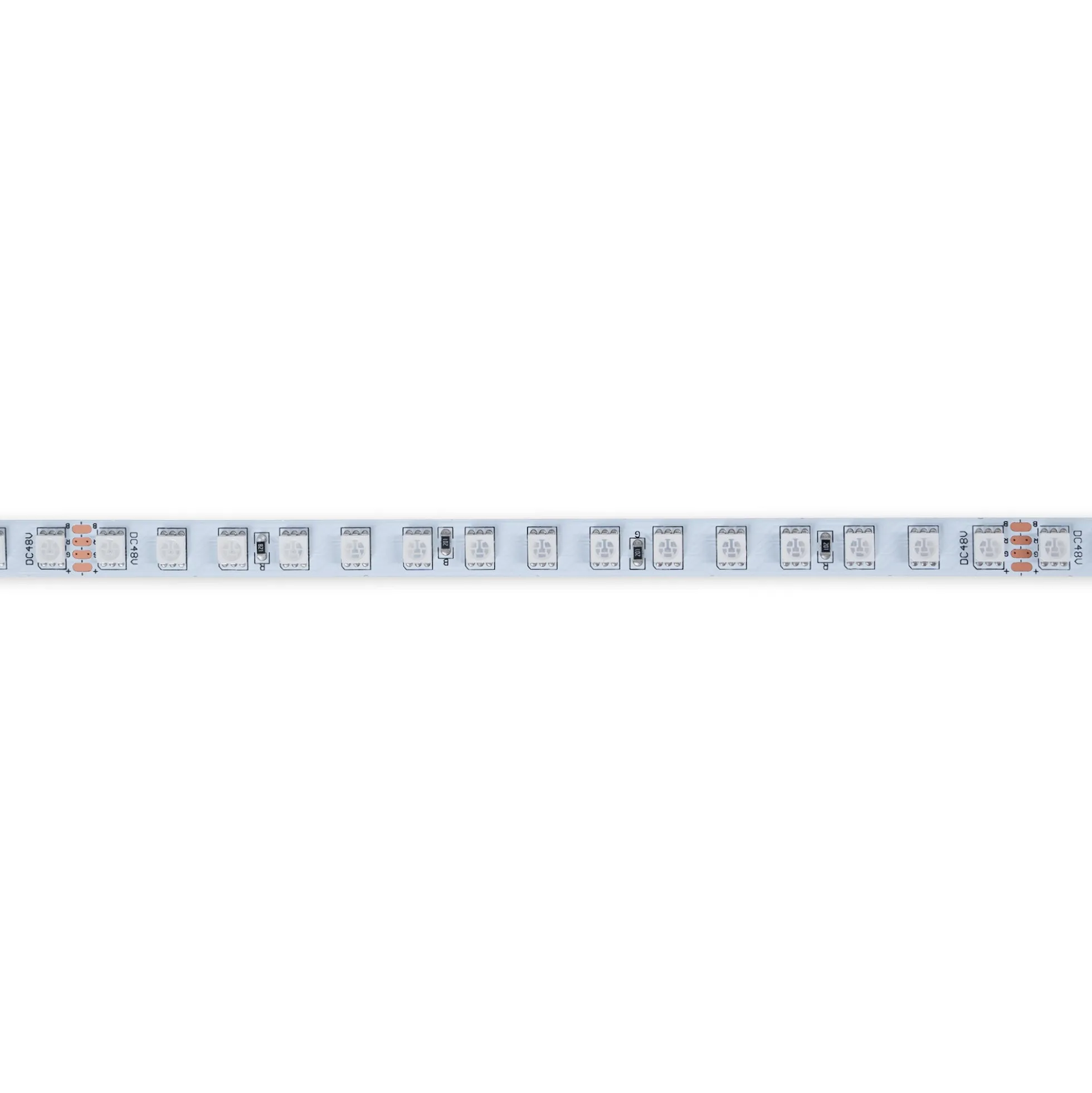 Tira LED 48V DC - RGB - 14.4W/m - 10mm - IP20 - 10 metros - 90ch/m