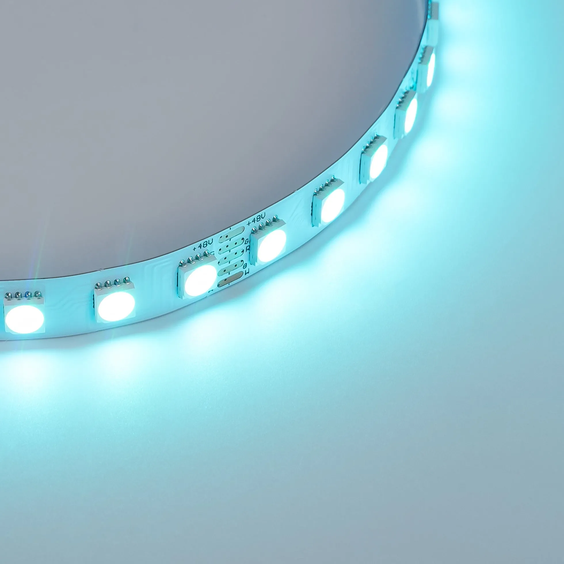 Tira LED 48V DC - RGBWW - 12W/m - 10mm - IP20 - 10 metros - 90ch/m
