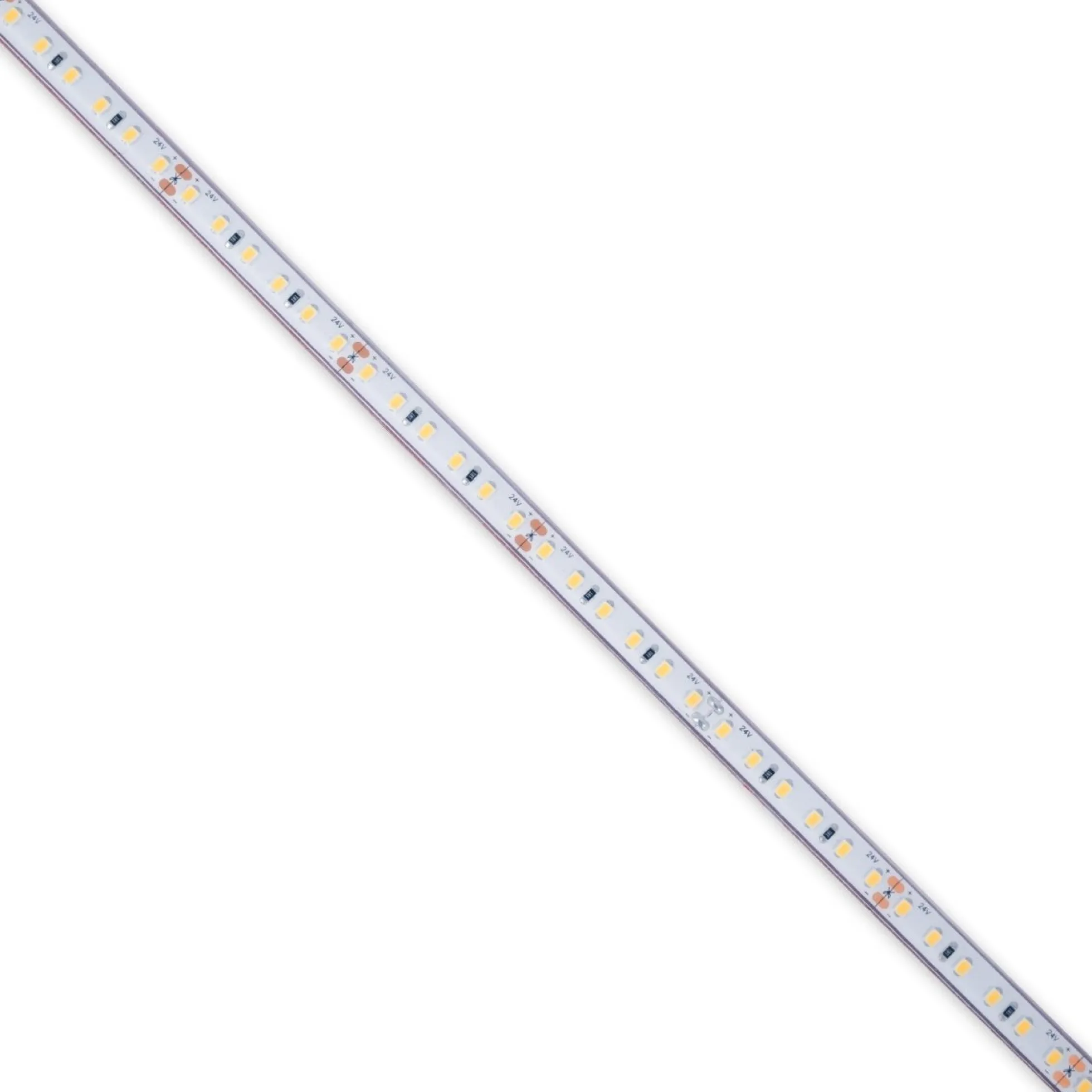 Tira LED 24V DC sumergible - Monocolor - 9.6W/m - 10mm - IP68 - 5 metros - 120ch/m