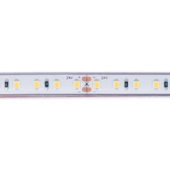Tira LED 24V DC sumergible - Monocolor - 9.6W/m - 10mm - IP68 - 5 metros - 120ch/m