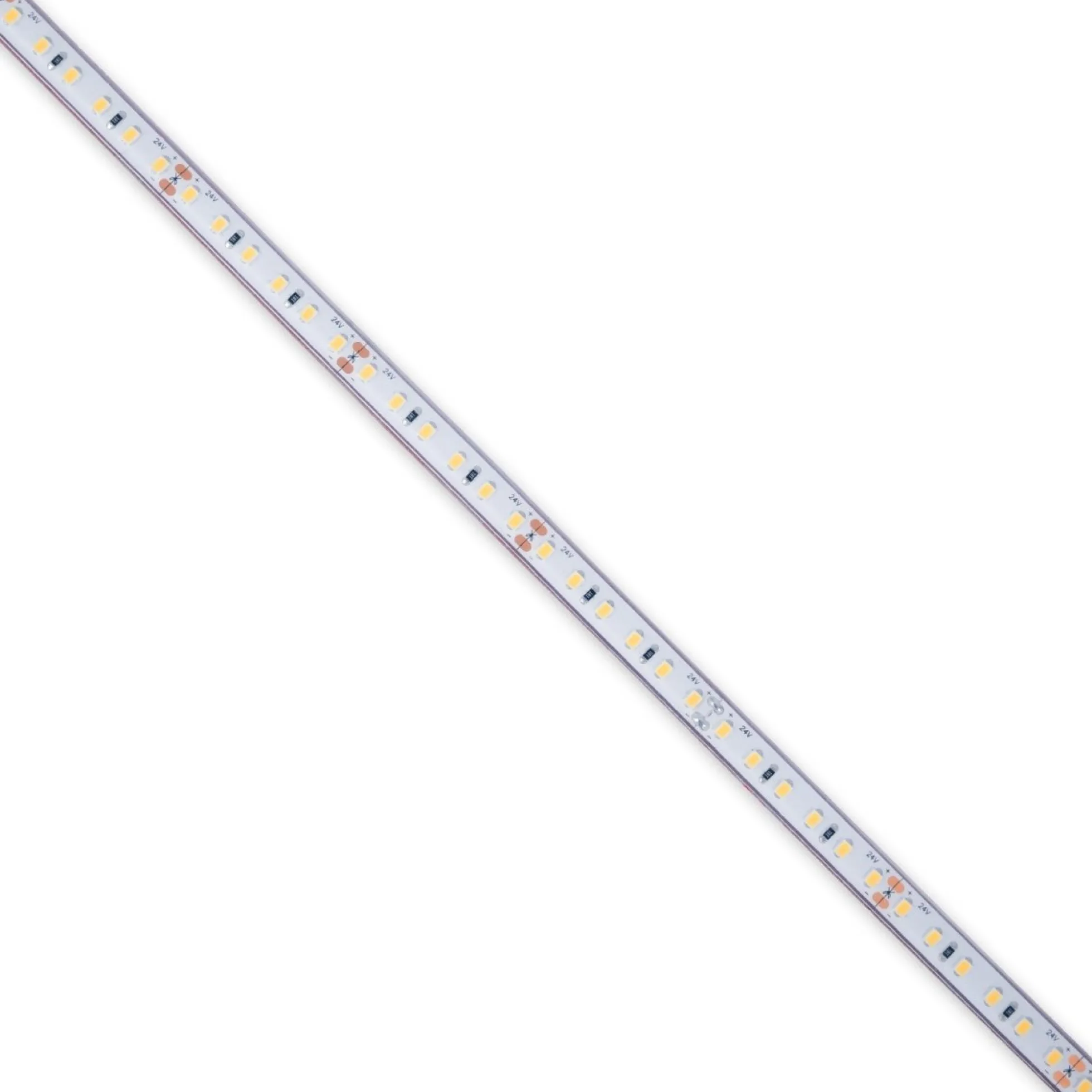 Tira LED 24V DC sumergible - Monocolor - 9.6W/m - 10mm - IP68 - 5 metros - 120ch/m