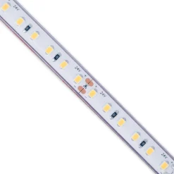 Tira LED 24V DC sumergible - Monocolor - 9.6W/m - 10mm - IP68 - 5 metros - 120ch/m