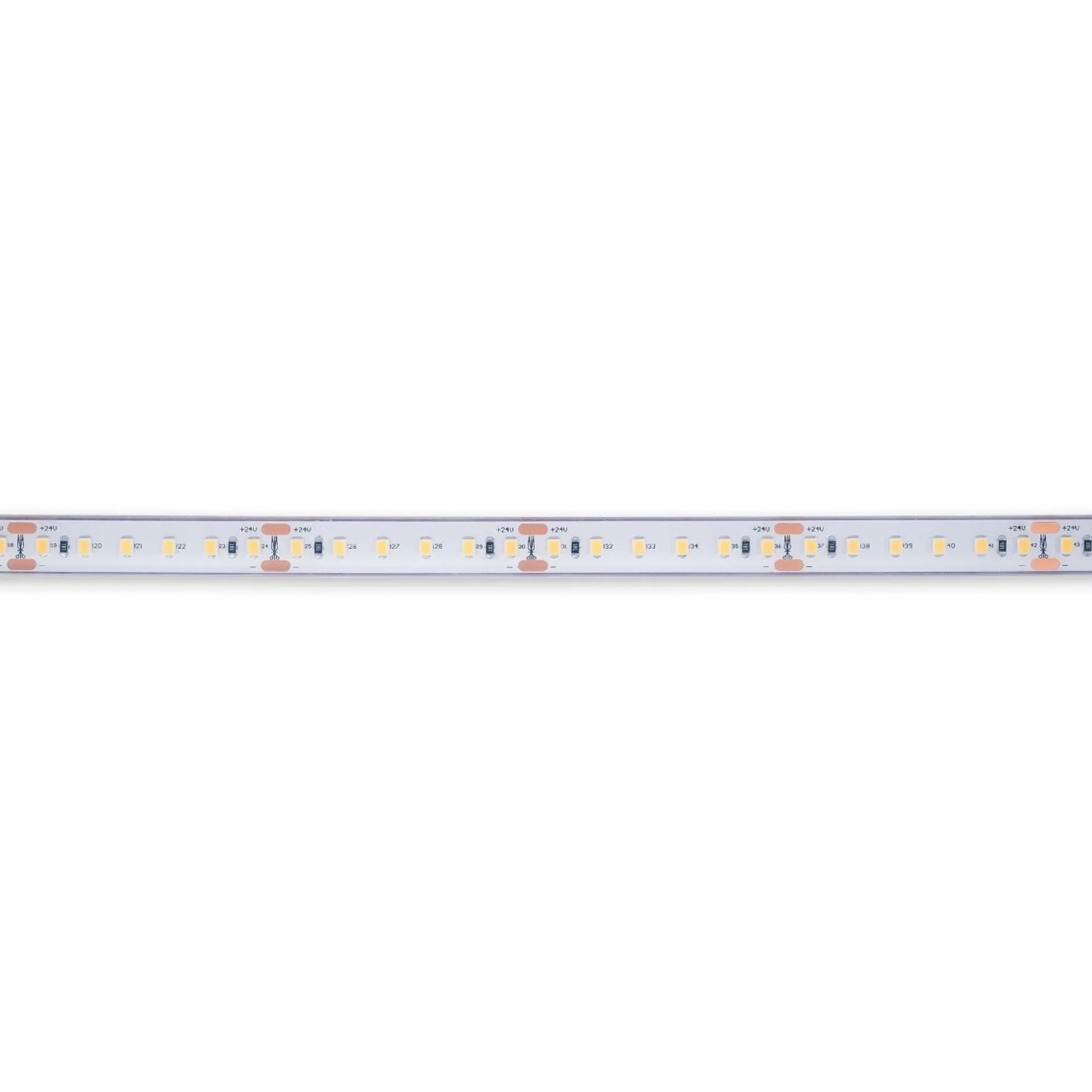 Tira LED 24V DC sumergible - Monocolor - 9.6W/m - 12mm - IP68 - 10 metros - 120ch/m
