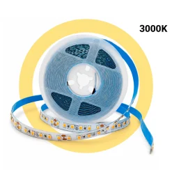 Tira LED 24V DC - 18W/m - Monocolor - 10mm - IP20 - Rollo 5 metros - 120ch/m